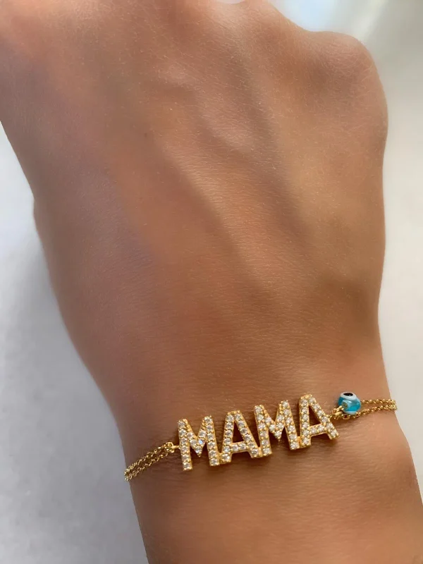 women custom charm bracelets -MAMA Bracelet