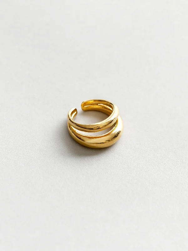 women gemstone rings -Kori Ring in Gold (Sample)