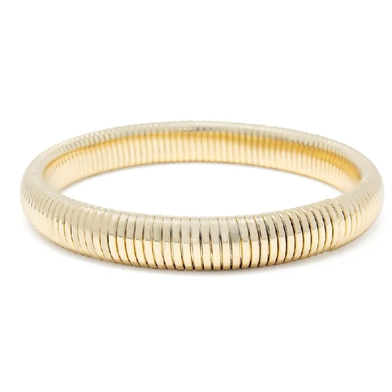 women chunky bracelets -Cocoon Cable Bracelet Gold Tone