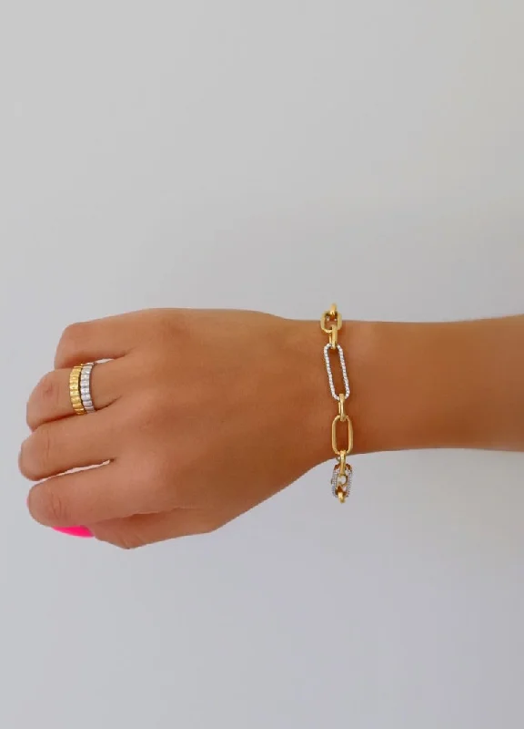 women adjustable bangles -Chiara Chain Bracelet