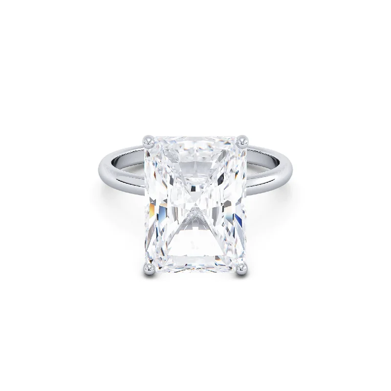 classic white gold engagement rings -5.00 Carat Certified Engagement Ring Certified