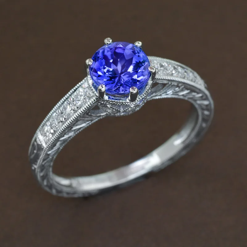 women men’s rings -Tempting Tanzanite Ring