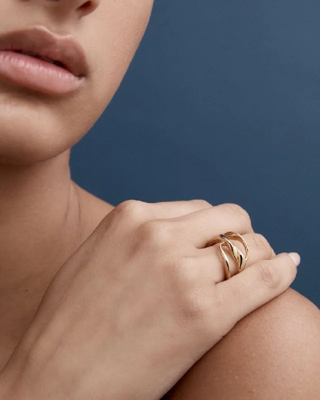 women affordable rings -Archer Ring in Gold