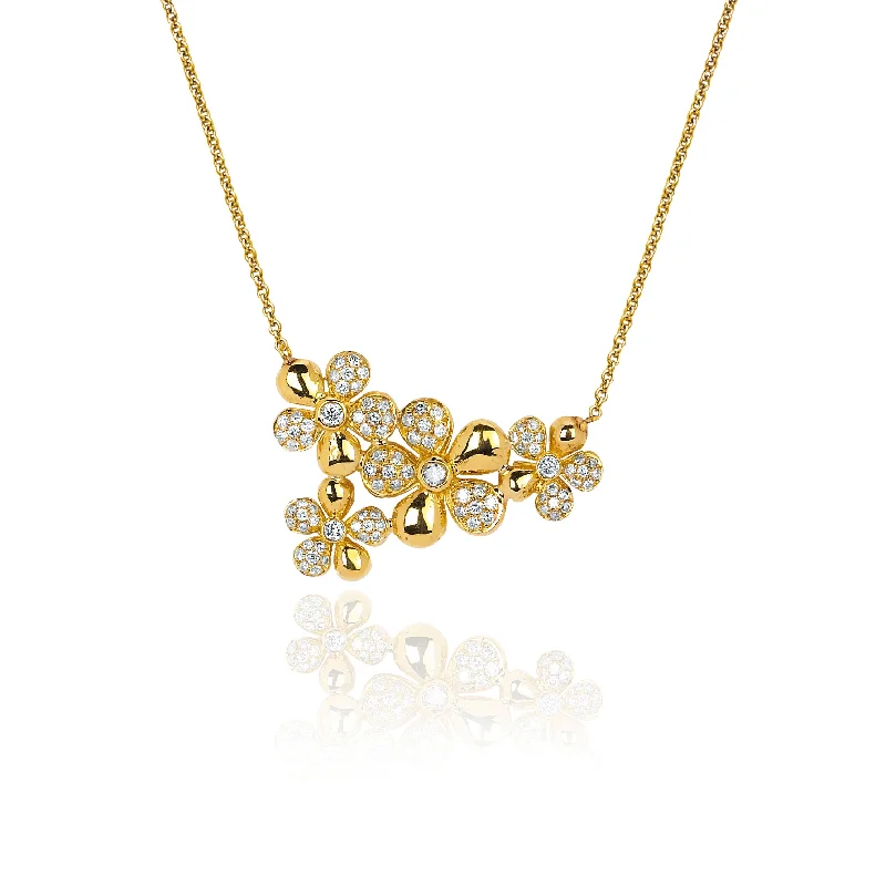 women gold plated necklaces -Heather Pendant