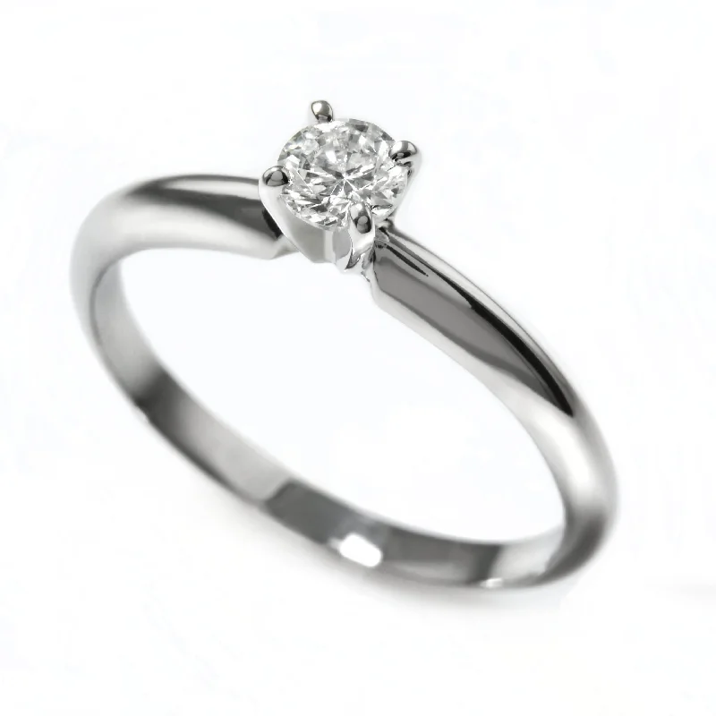 women affordable engagement rings -.22 Carat Diamond Solitaire Ring