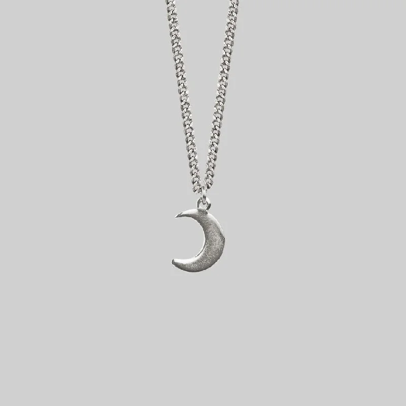 women large pendant necklaces -AYSU. Mini Moon Crescent Necklace