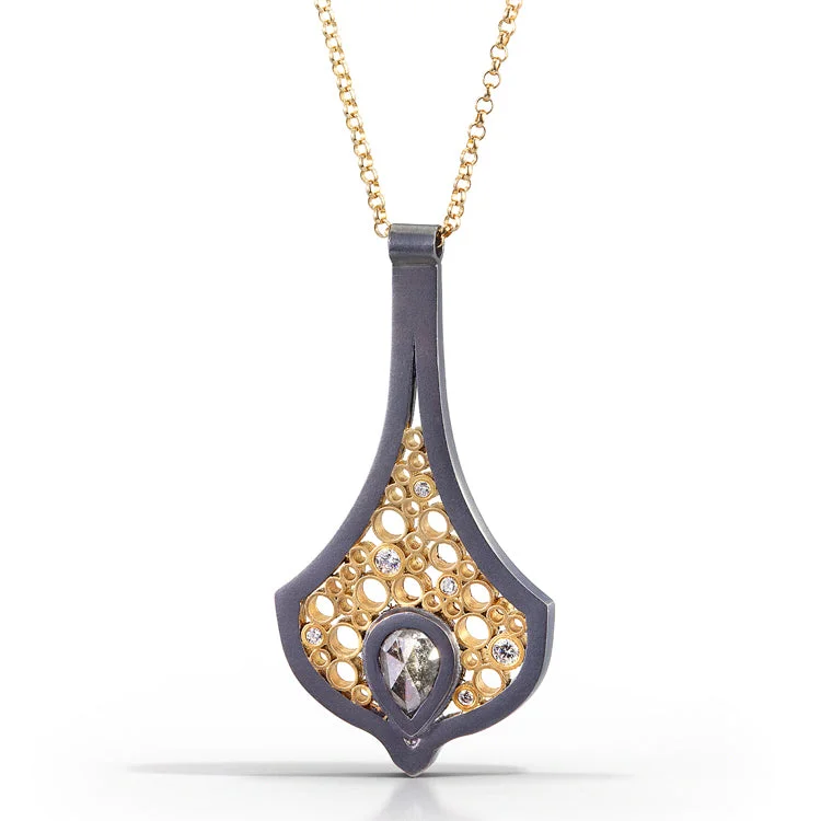 women butterfly necklaces -Sevilla Diamond Chandelier Pendant