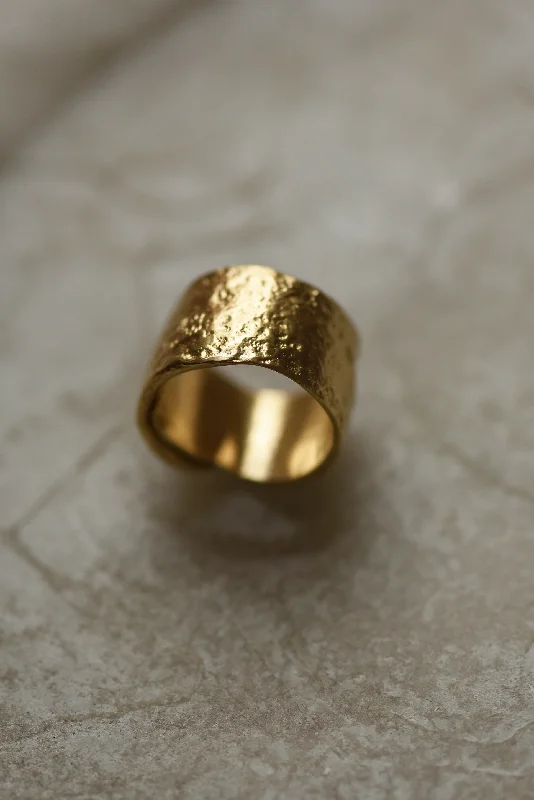 women yellow gold rings -RI-K-40