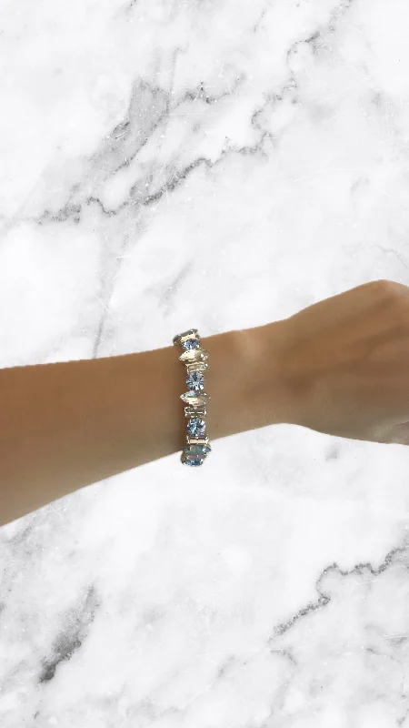 women oversized bangles -Icy Multi Crystal Bracelet