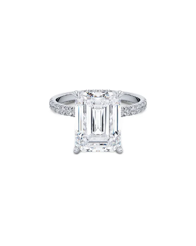 budget-friendly engagement rings -4.00 Carat Certified Engagement Ring F Color Vs2 In Clarity