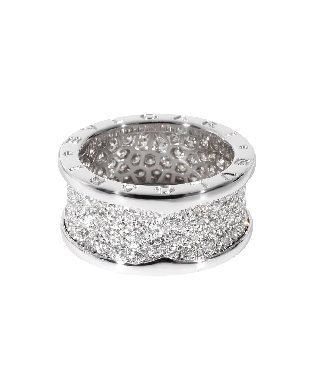 alternative engagement rings -BVLGARI B.zero1 Diamond Ring in 18k White Gold 2.24 CTW