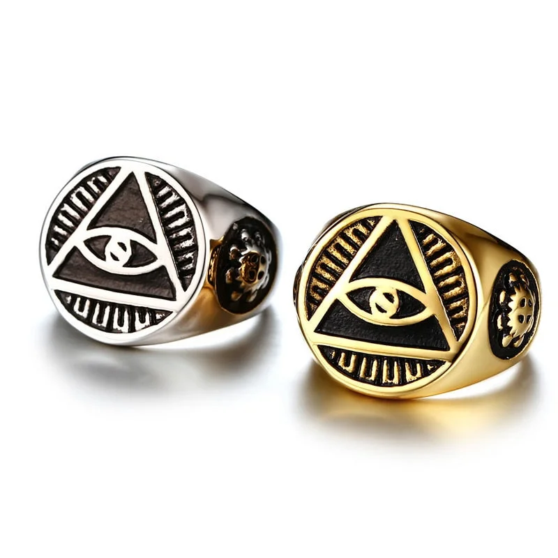 women birthstone rings -The Eye of Providence Ring