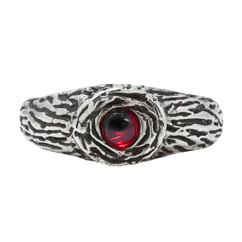 women handmade rings -Sisu Tree Garnet Boho Ring | Talent Scout Winner