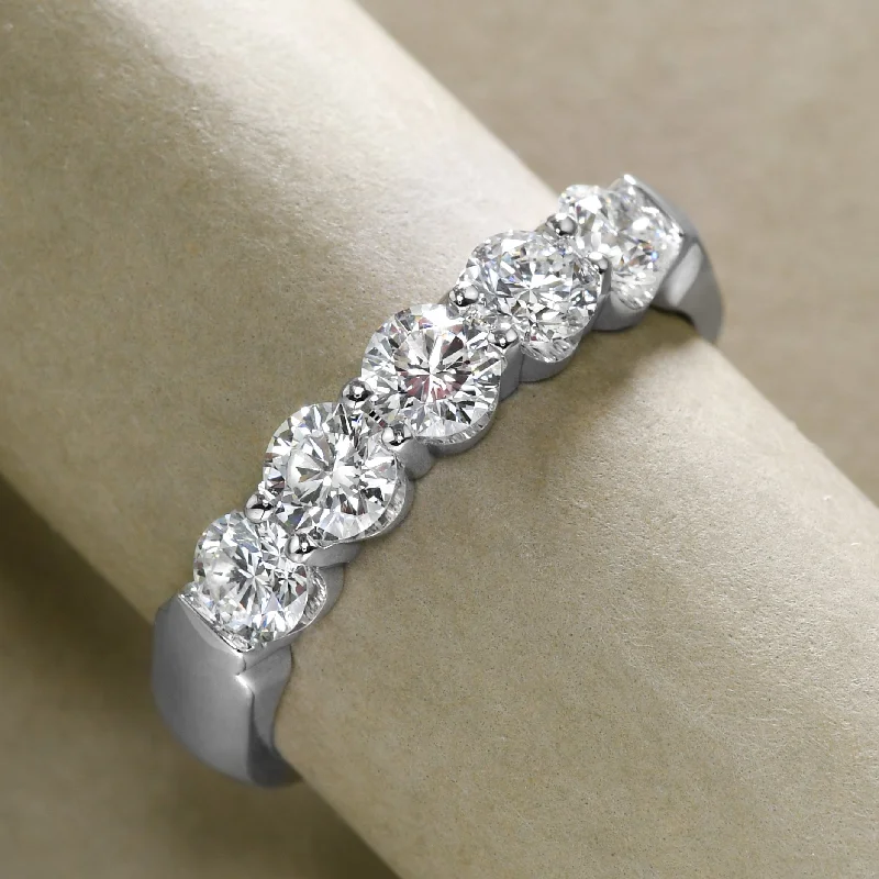 women promise rings -1.01 Carat Diamond Band